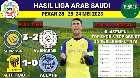 hasil liga arab saudi